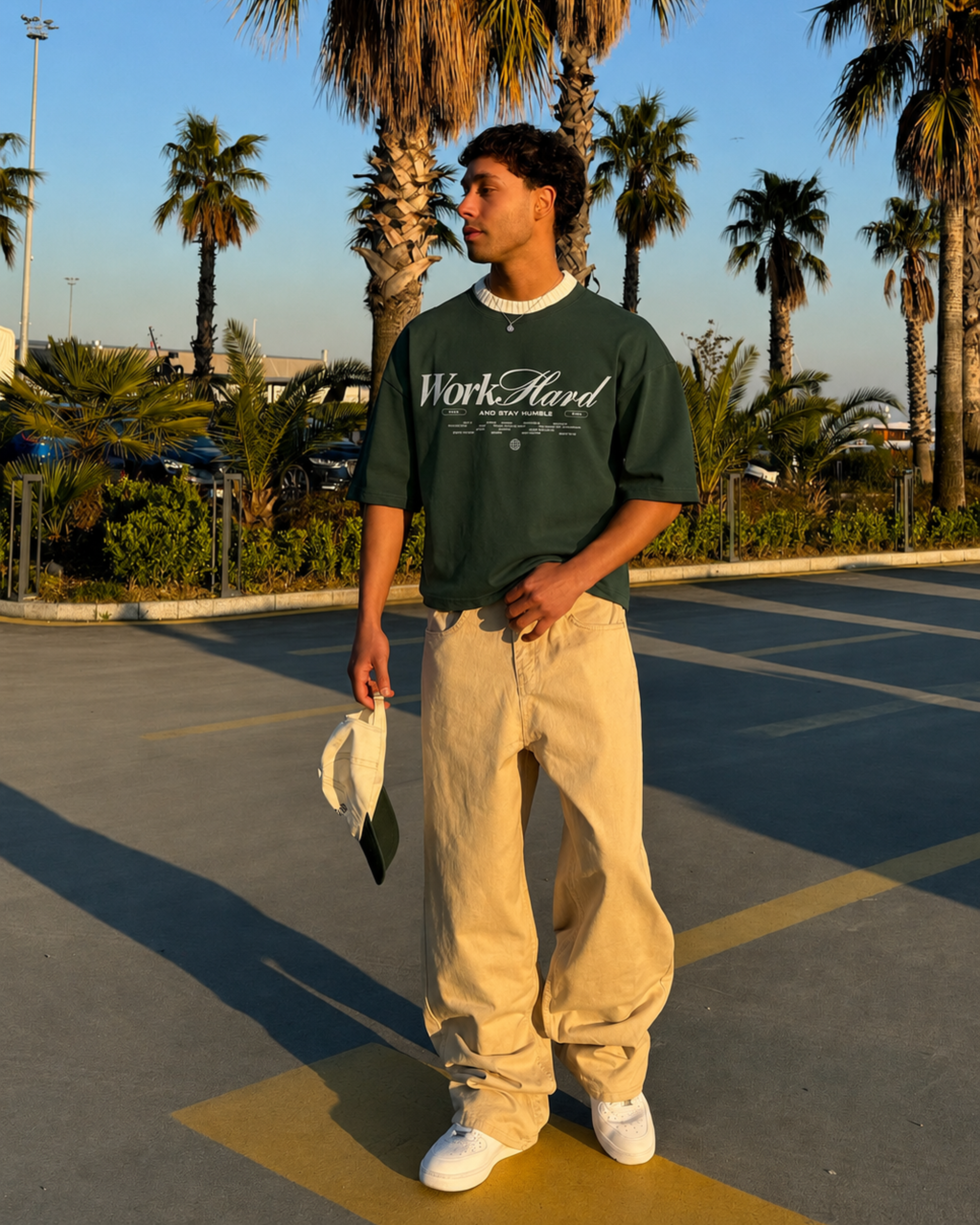Work Hard "Sunrise" Graphic Tee